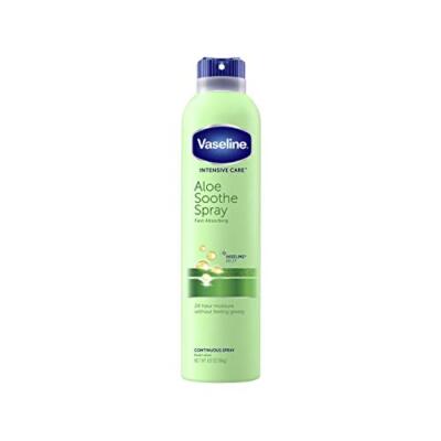 Vaseline Spray and Go Moisturizer Aloe Fresh 6.5 Oz