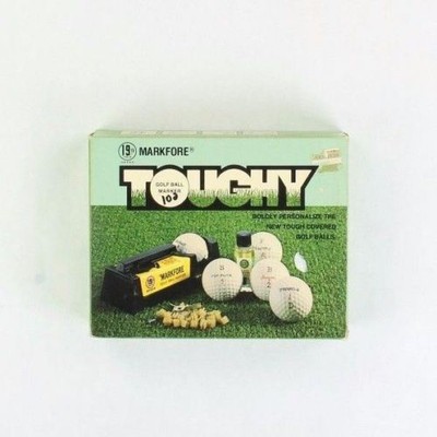 Vintage Toughy Golf Ball Marker Markforce Model 500 19th Hole Brand