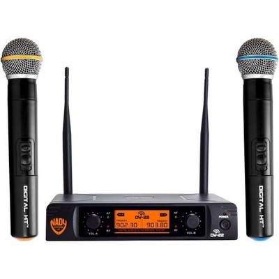 NEW Nady DW-22 HTHT Dual Digital Wireless Handheld Microphone System