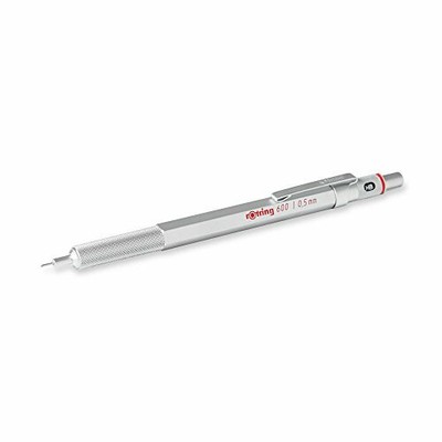 rOtring 600 Mechanical Pencil, 0.5 mm, Silver Chrome Barrel