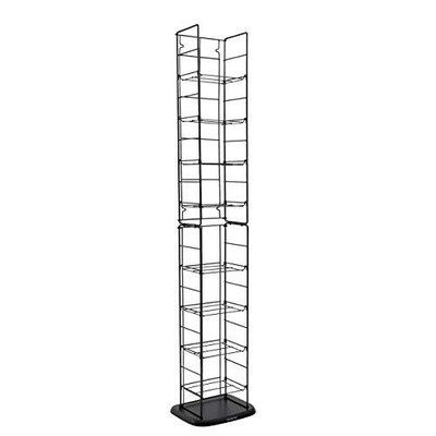 BluRay DVD Tower Storage Media CD Rack Shelf Stand Organizer Multimedia Holder