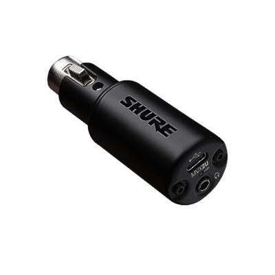 Shure MVX2U XLR-to-USB Digital Interface with Headphone Jack  Integrated