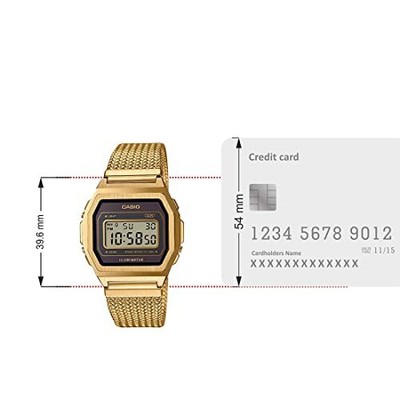 Pre-owned Casio Vintage Digital Grey Dial Unisex A1000mga-5df (d277)