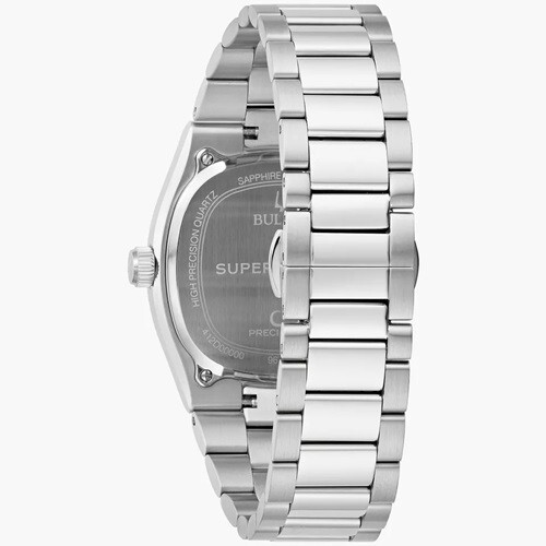 Pre-owned Bulova 96b440 Super Seville Automatic 3atm Free Shipping
