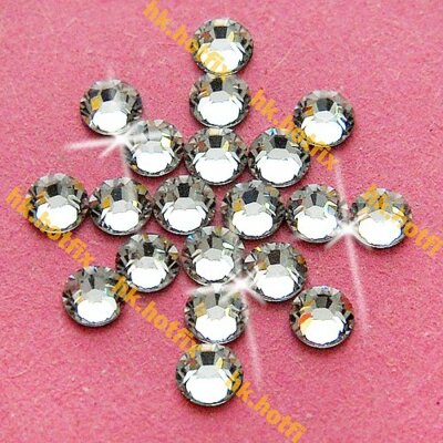 (Any Size /Qty) Swarovski Crystal Clear ( Hotfix /NO Hotfix) Flatback Rhinestone