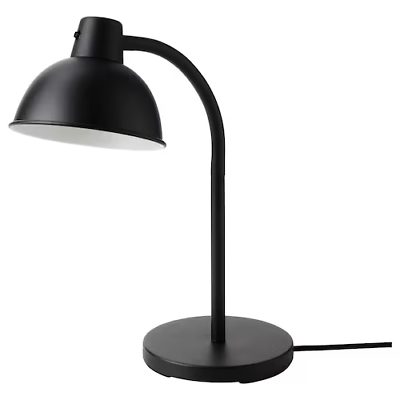 Ikea Skurup charcoal Brown Gooseneck Desk Lamp eBay