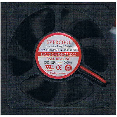 Evercool 50mm x 50mm x 10mm 12V Ball Bearing 4Pin Fan (EC5010M12C)