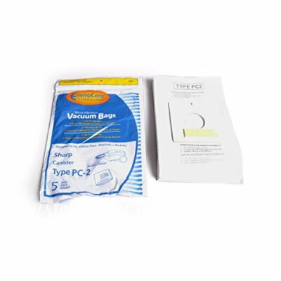 Replacement for Sharp Type PC-2 Canister Micro Envirocare Vacuum Cleaner Paper B