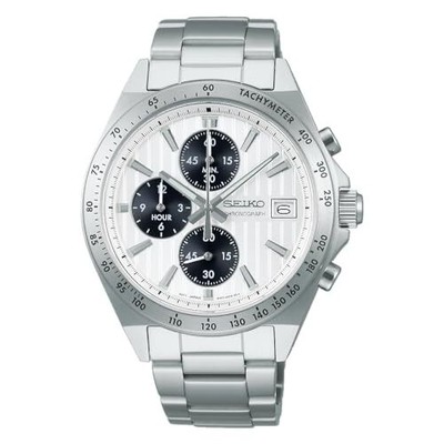 Pre-owned Seiko Selection S Series Men's Watch Sbtr039 Silver