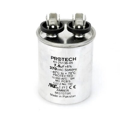 Rheem - 43-25136-05 Gas Furnace Single Round Capacitor