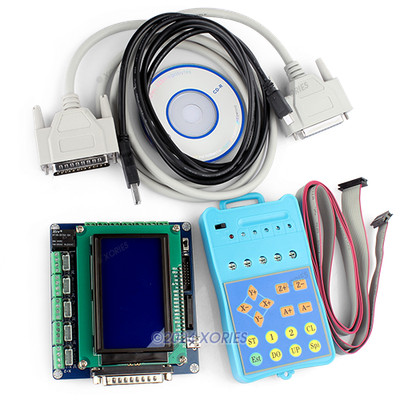 5Axis CNC Breakout Board Set + Display + KeyPad For MACH3 CNC Control Software