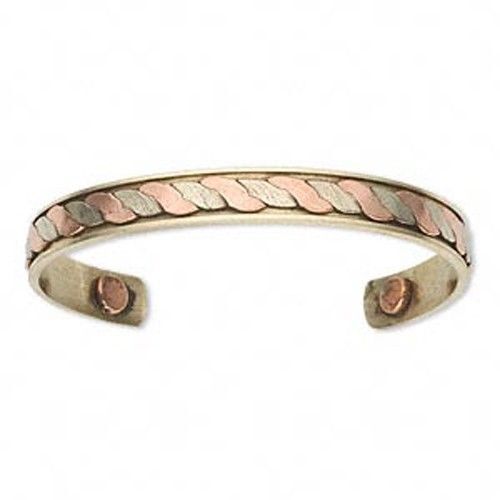 SOLID COPPER MAGNETIC BRACELET MEN WOMEN HAMMERED Opt 7 SOLID COPPER MAGNETIC BRACELET MEN WOMEN HAMMERED Opt 7