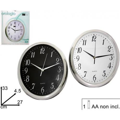 Orologio Da Parete Ovale Quarzo Muro ArtHome 33x27cm dfh