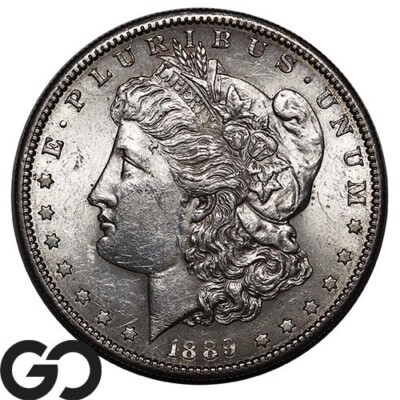 1889-S Morgan Silver Dollar Silver Coin , BU++ Better Date ** Free Shipping!