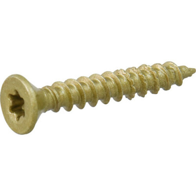 40 PC | Bronze-Plated 6 x 1'' Multi-Material Exterior Screw | T15 Bit Included