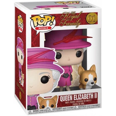 Royals Queen Elizabeth II with Corgi Funko Pop! Vinyl Figure #01