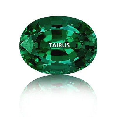 Lab Created Hydrothermal Emerald Oval Loose Stones