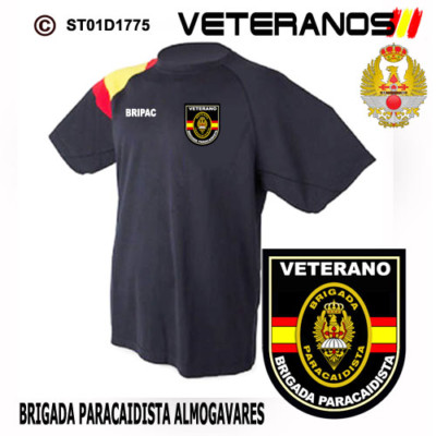 CAMISETAS TECNICAS: VETERANOS FUERZAS ARMADAS - BRIGADA PARACAIDISTA / ANTIGUO