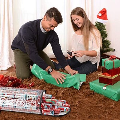 Christmas Gift Wrapping Paper Storage Organizer Bag Store Up To 24 Rolls 40 Inch