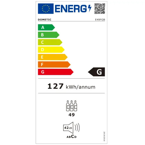 EEK:G Energieeffizienzklasse G von A bis G