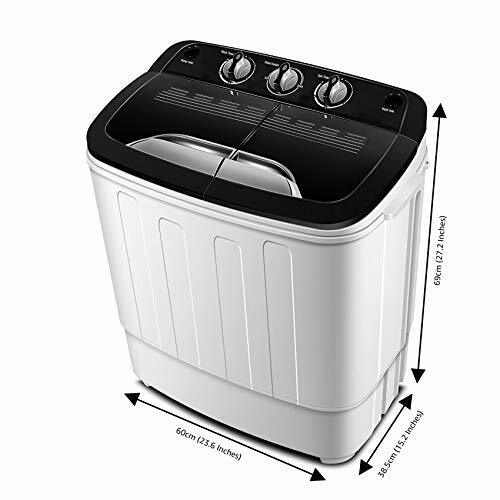 Portable Washing Machine TG23 - Twin Tub Washer Machine with Wash and Spin Cycle