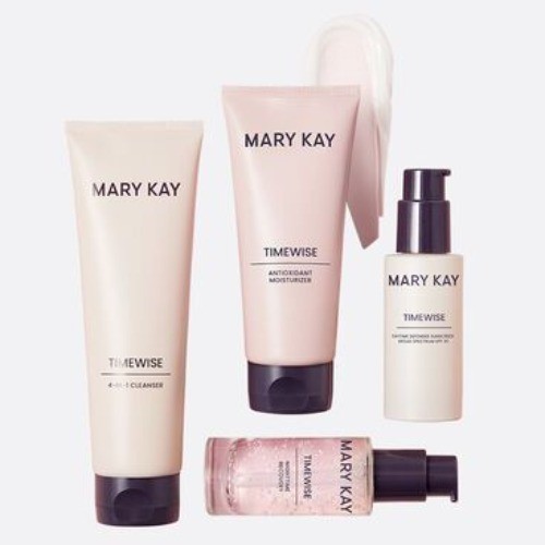 TimeWise Miracle Set Mary Kay 3D 4 Piece Combination To Oily Skin Care