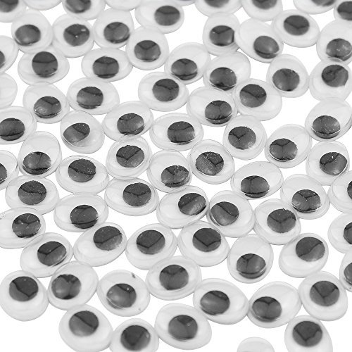 Set 100 Pezzi Occhi Occhietti Adesivi Ballerini Decorazione Pupazzi Addobbi moc