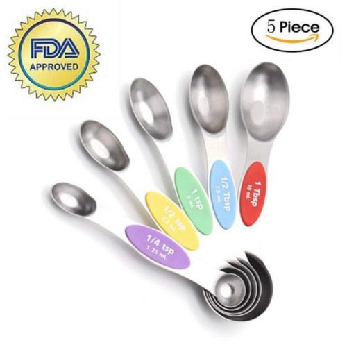 ⭐︎ 1 Pc 25ml Stainless Steel Measuring Spoon Coffee Scoop Table
