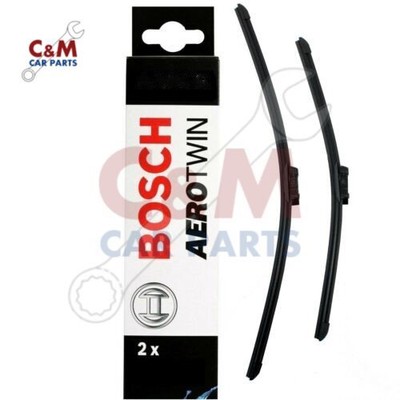 Bosch Aerotwin Flat Front Wiper Blade Set for VW Scirocco - 2008-2016