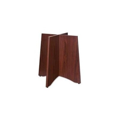 Lorell Essentials Table Base - 24'' Width X 42'' Depth X 29'' Height - Wood -