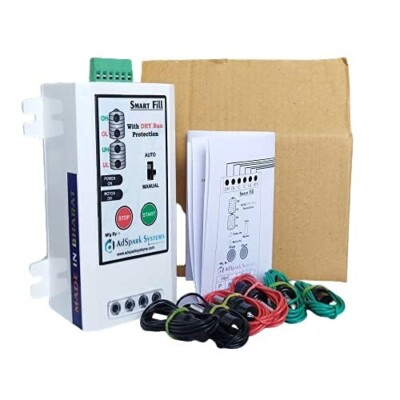 Fully Automatic Water Level Controller with Dry Run Protection