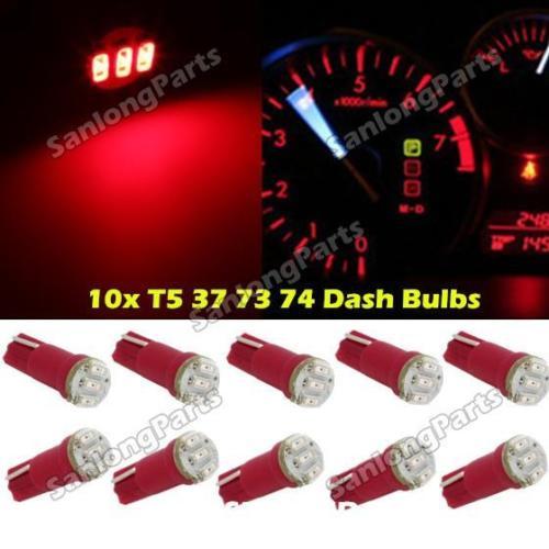 8MM ROUND LED T10 194 168 W5W AMBER INTERIOR DOME 12V LIGHT BULB LAMP