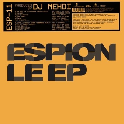 DJ Mehdi - Espion [New Vinyl LP] Clear Vinyl, Extended Play