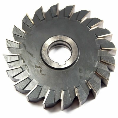 INTERSTATE Side Milling Cutter 6'' x 3/4'' x 1'' Arbor HSS 24T 03016482