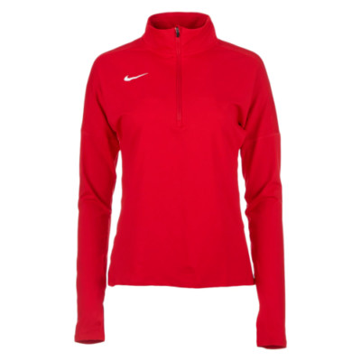 NWT Nike Women's Team Dry Element Half Zip Top - Red - S, M