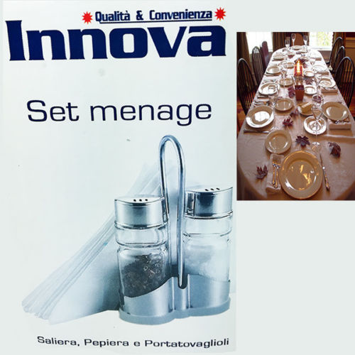 Saliera Pepiera Portatovaglioli Cestello Cucina Servire Tavola Portaspezie moc