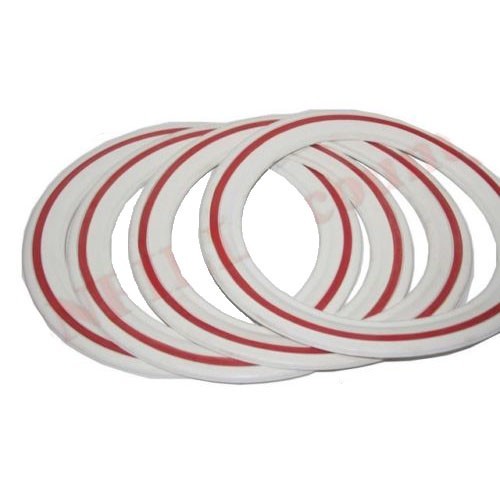 White Wall Red Stripe Tyre Inserts 4 Pcs For  2 Tyre Tire Vespa Rim 8 Inch 