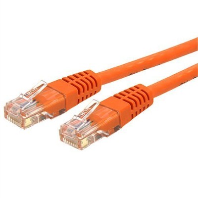 StarTech.com 100ft CAT6 Ethernet Cable - Orange Molded Gigabit - 100W PoE UTP