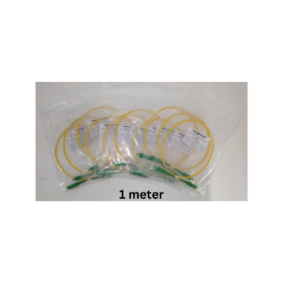 (10 Pack) SC to SC APC Simplex OS2 Single-Mode Fiber Optic Patch Cable - Jumper