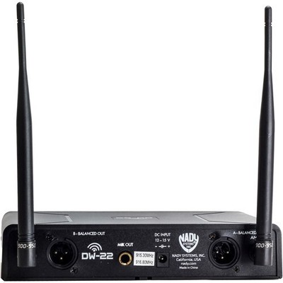 NEW Nady DW-22 HTHT Dual Digital Wireless Handheld Microphone System