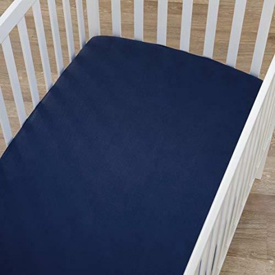 American Baby Company Supreme 100% Natural Cotton Jersey Knit Fitted Crib Sheet