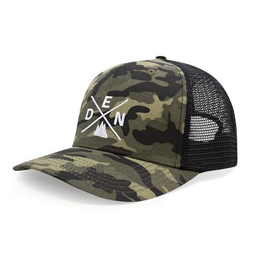 Denver DEN Hat for Men Women – Snapback Trucker Baseball Cap (Camouflage)