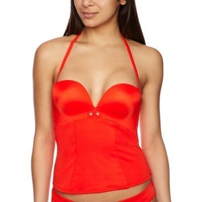 Gossard 8695 Egoboost Underwired Bandeau Strapless Halter Plunge Tankini Top