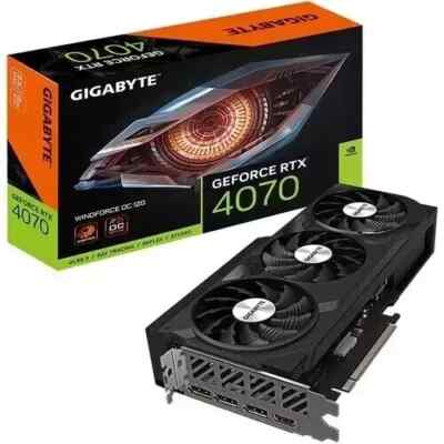 Gigabyte NVIDIA GeForce RTX 4070 WINDFORCE OC 12GB GDDR6X Graphics Card