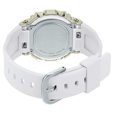 Pre-owned Casio G-shock For Women Digital White Dial Women's Watch Gm-s5600g-7dr(g1069)
