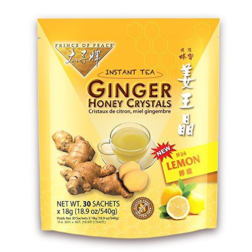 PRINCE OF PEACE Ginger Honey Crystals withlemon 30 Bag, 0.02