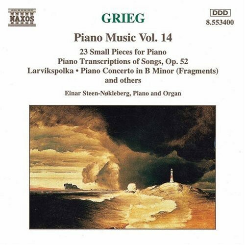 クラシック GRIEG PIANO MUSIC 14 DISC Piano Music 14 by Grieg / Steen-Nokleberg (CD, 1996) for