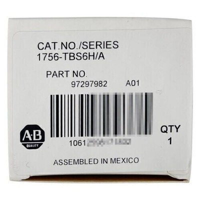 New Allen-Bradley AB 1756-TBS6H /A PLC Module Terminal Block 1756TBS6H