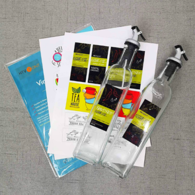 Glossy White Printable Vinyl Sticker Paper for Inkjet Laser Waterproof US STOCK!