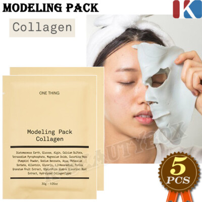 ONE THING Collagen Modeling Pack 30g 5pcs Jelly Mask Korean Cosmetics